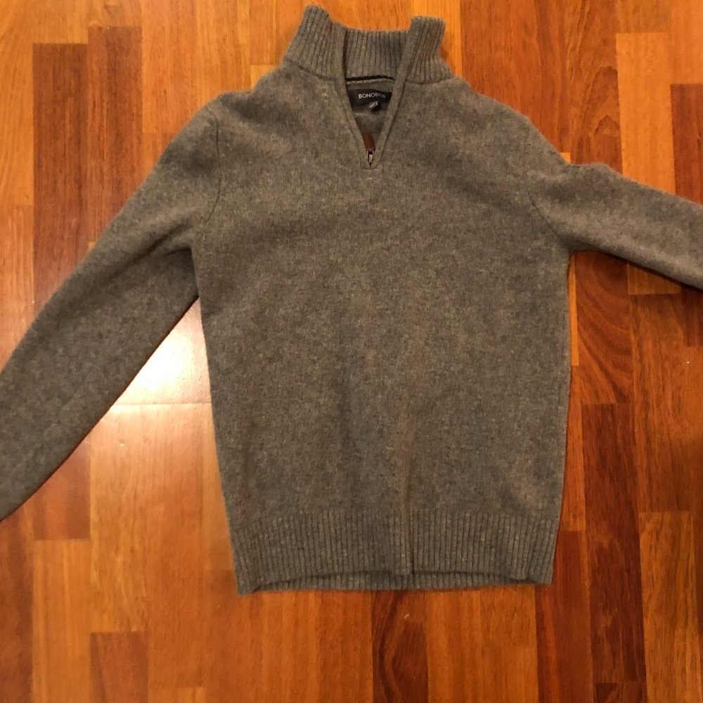 Grey Bonobos Sweater M Slim